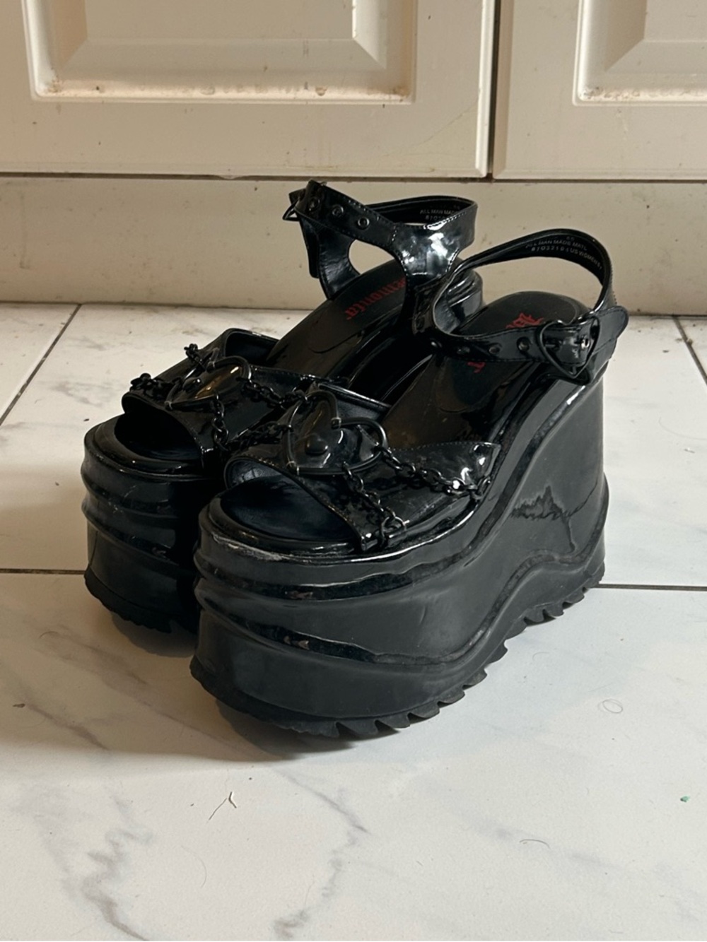 demonia platform sandals